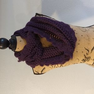 Dark Purple Infinity Scarf